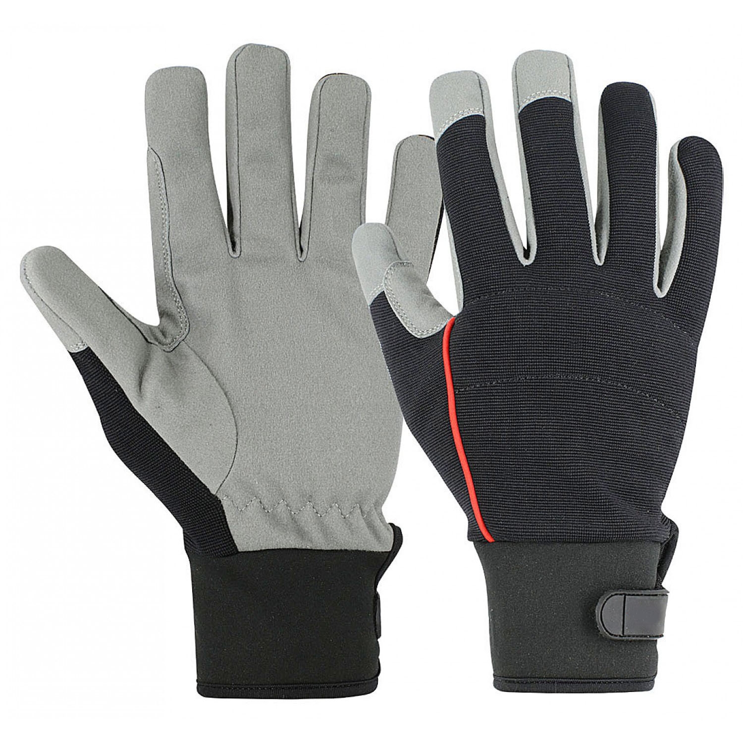 GEL Palm Lycra Piping Gloves